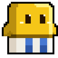 The butter cube, the game's main character